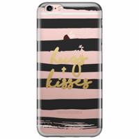 iPhone 6/6s transparant hoesje - Hugs & kisses