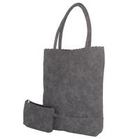 Beagles Shopper met Etui Croco Donker Grijs