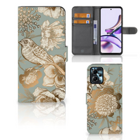 Hoesje voor Motorola Moto G13 | G23 Vintage Bird Flowers