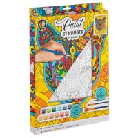 Legind Grafix - Paint by Number Tiger Canvas + 12 Paints - (K-150072)