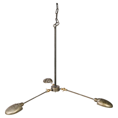 PTMD Hanglamp Asher 3 lichtpunten Koper 86 X 79 X 164