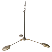 PTMD Hanglamp Asher 3 lichtpunten Koper 86 X 79 X 164