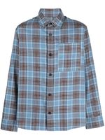 A.P.C. chemise à carreaux - Bleu