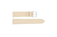 Horlogeband Universeel 283R.30 Leder Beige 24mm