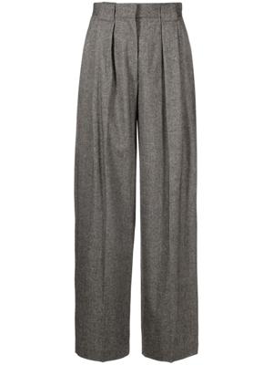 Claudie Pierlot Broek met wijde pijpen - Grijs Claudie Pierlot Broek met wijde pijpen - Grijs