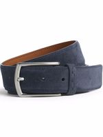 Zegna ceinture en daim - Bleu