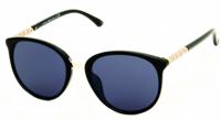Kost zonnebril 21 011 dames rond/ovaal gradiënt zwart