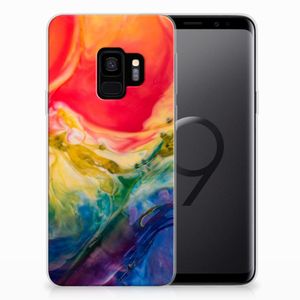 Hoesje maken Samsung Galaxy S9 Watercolor Dark