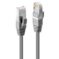 LINDY 45591 RJ45 netwerkkabel, patchkabel CAT 6 S/FTP 40,00 m, grijs met vergrendelingsbescherming 1 st.