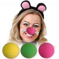 Ronde foam neus geel   -