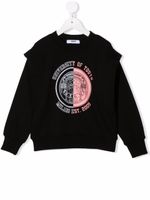 MSGM Kids sweat University Of Youth - Noir - thumbnail