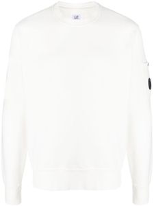 C.P. Company sweat en coton à détail de lentille signature - Blanc