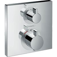 Hansgrohe Ecostat afdekset thermostaat met stop-omstelkraan chroom 15714000 - thumbnail