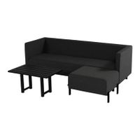 Hartman Dion All Weather Loungeset - Zwart