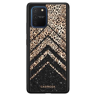 Samsung Galaxy S10 Lite hoesje - Chevron luipaard