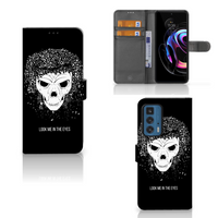 Telefoonhoesje met Naam Motorola Edge 20 Pro Skull Hair