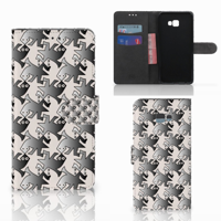 Samsung Galaxy J4 Plus (2018) Telefoonhoesje met Pasjes Salamander Grey