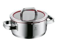 WMF 07.6020.6380 soeppan 2,5 l Rood, Roestvrijstaal Roestvrijstaal