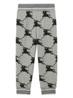 Burberry Kids pantalon de jogging à imprimé graphique - Gris