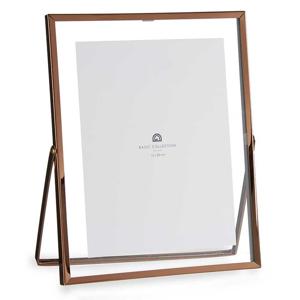 Giftdecor Fotolijstje voor 15 x 20 cm foto - koper - metaal - Modern - frame 20 x 25 cm   -