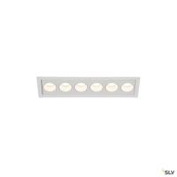 SLV Led inbouwlamp Milandos 6-lichts 6x160 lumen wit 1005418