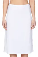 Gaubert Onderrok extra lang - 67-72CM - Lange dames jupon - Huidskleur - Zwart - Wit