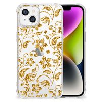 iPhone 14 Case Gouden Bloemen