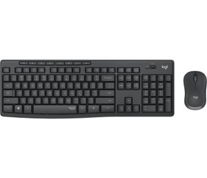 Logitech MK295 Silent Wireless Combo toetsenbord RF Draadloos QWERTY Brits Engels Zwart