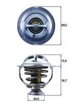 Thermostaat, koelvloeistof TX12395D - thumbnail