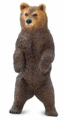 Safari wilde dieren Grizzlybeer junior 10,5 cm bruin Safari wilde dieren Grizzlybeer junior 10,5 cm bruin