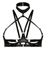 Bordelle soutien-gorge Vero Ouvert - Noir