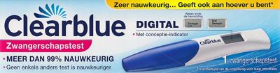 ClearBlue digitaal conceptie zwangerschapstest - 1st