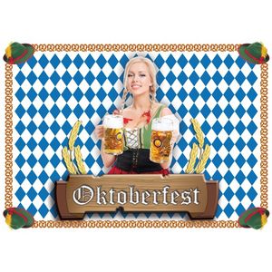 100 Oktoberfest placemats van papier   -