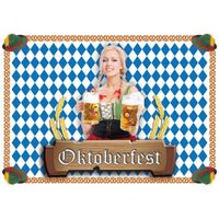 100 Oktoberfest placemats van papier   -