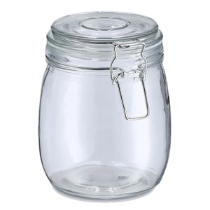 Weckpot/inmaakpot Alfie - 750 ml - glas - beugelsluiting - D11 x H14 cm