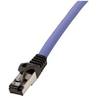 LogiLink CQ8106S RJ45 CAT 8.1 S/FTP 15.00 m Blauw Afscherming gevlochten, Halogeenvrij 1 stuk(s) - thumbnail