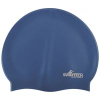 Swimtech Badmuts siliconen one-size donkerblauw - thumbnail