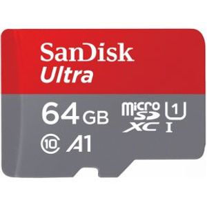 SanDisk Ultra microSD flashgeheugen 64 GB MicroSDHC UHS-I Klasse 10