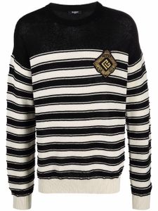 Balmain pull à logo - Noir