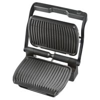 Tefal GC7128 OptiGrill+ Schwarz Contactgrill Elektrisch, Tafel Grillfunctie, Anti-aanbaklaag, Controlelampje Zwart - thumbnail