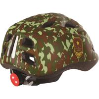 Polisport helm Army S 52-56 cm met led
