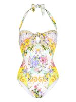 Camilla Caterina Spritz halterneck swimsuit - Jaune