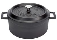 LAVA Trendy Casserole rond - Ø320mm - 9.86Ltr - Mat Zwart/Zwart