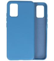 Lunso - Softcase hoes -  Samsung Galaxy A02s  - Blauw
