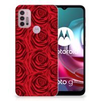 Motorola Moto G30 | G10 TPU Case Red Roses - thumbnail