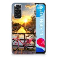 Xiaomi Redmi 10 | Redmi Note 11 4G Siliconen Back Cover Amsterdamse Grachten - thumbnail