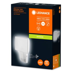 Ledvance LED straler Endura Wit 15W 1500lm - P55 - Bewegings- en lichtsensor