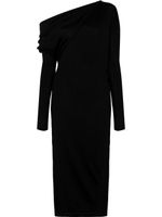 TOM FORD robe mi-longue à épaules dénudées - Noir