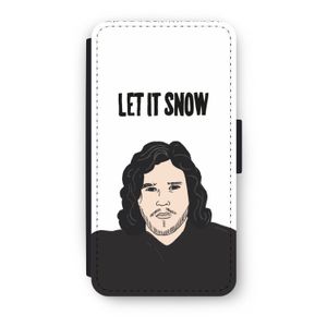 Let It Snow: iPhone XS Flip Hoesje