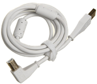 Chroma Cables USB-A Naar USB-B Haaks Wit